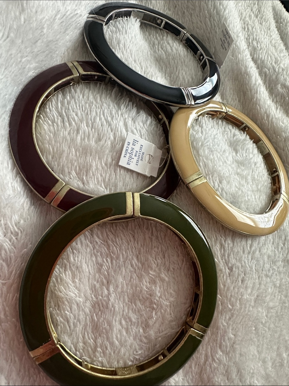 Lia Sophia Stretch Bracelets Lot of 4 New with Tags